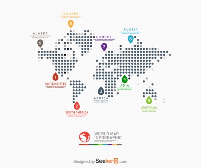 400x336 Vector Digital World Map Infographic