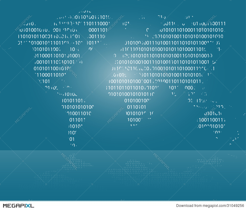 800x684 Vector World Map Background, Digital World Illustration