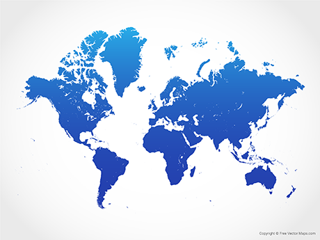460x345 Vector World Maps Free Vector Maps