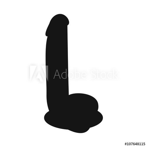 500x500 Dildo Sex Toy Icon, Simple Style