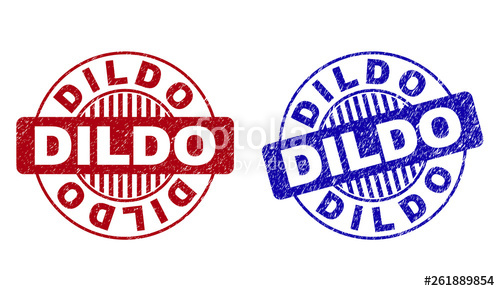 500x291 Grunge Dildo Round Stamps Isolated On A White Background Round