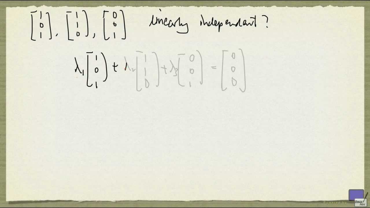Basis And Dimension Of A Vector Space 1280x720 Basis And Dimension Of A Vector Space