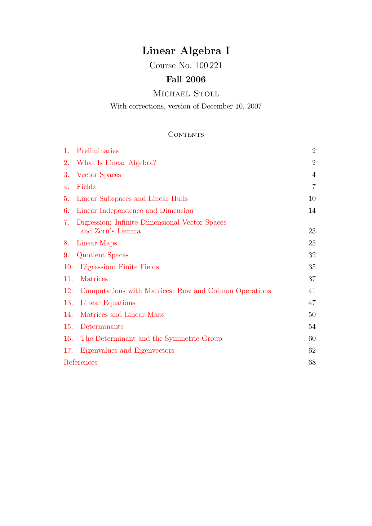 1200x1697 Linear Algebra I