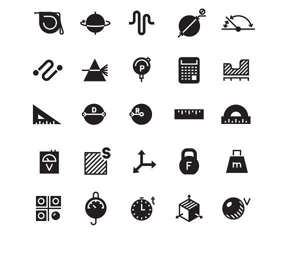 580x526 Measuring Vector Icons Instrument