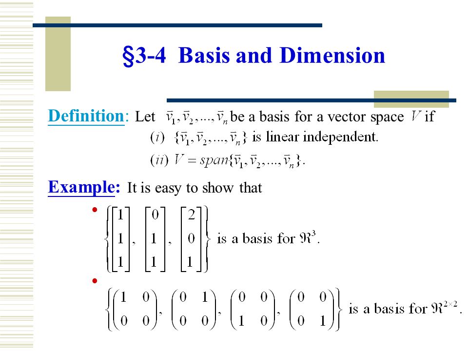960x720 Chapter Vector Space Objective To Introduce The Notion