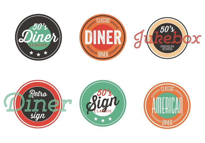 Vintage Diner Label Collection 700x490 Vintage Diner Label Collection