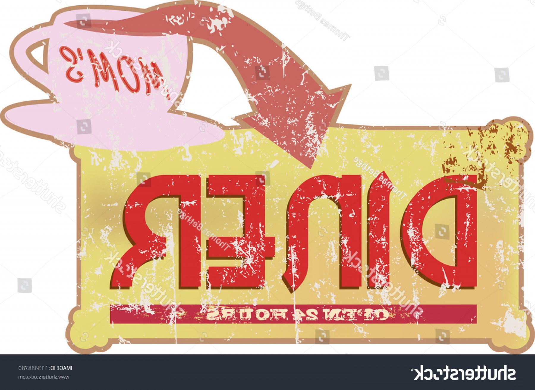 Vintage Diner Vectors Createmepink 1800x1315 Vintage Diner Vectors Createmepink