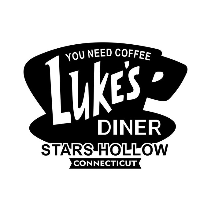690x690 Luke's Diner Stars Hollow Graphics Design Vectordesign