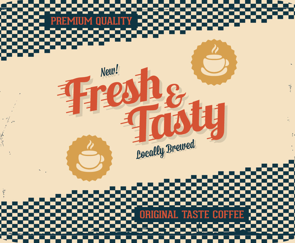 1136x936 Old Diner Coffee Vector Vector Art Graphics