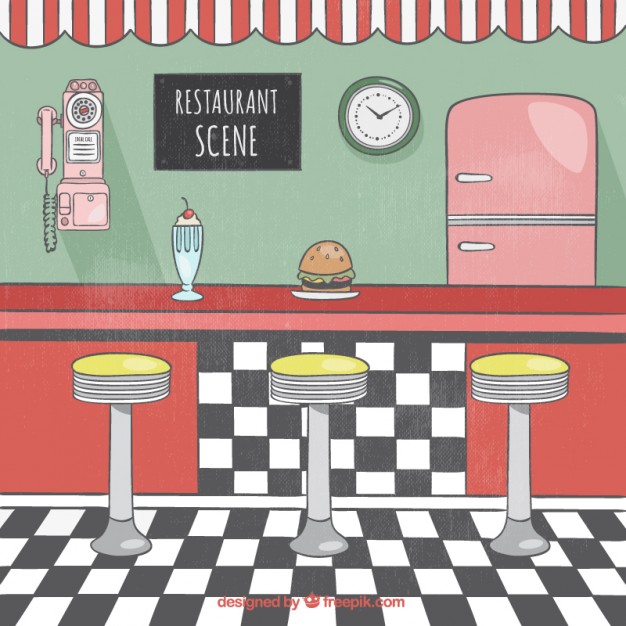 626x626 Retro Diner Vectors, Photos And Free Download