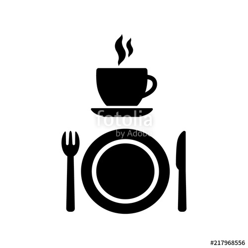 500x500 Cafeteria, Cafe And Diner Vector Signs Coffee Cup With Smoke