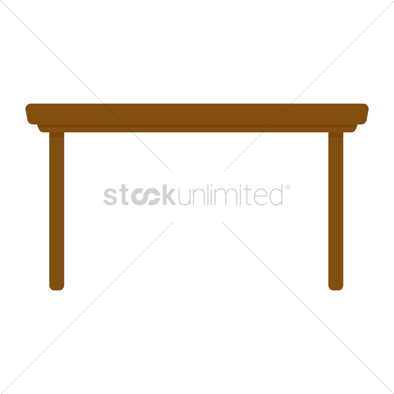 1300x1300 Dining Table Vector Image