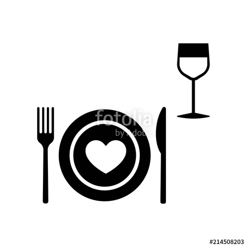 500x500 Dinner Icon Vector Icon Simple Element Illustration Dinner
