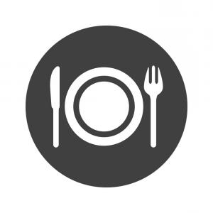 300x300 Background With Meal Icons Vector Clipart Hoodamathrun