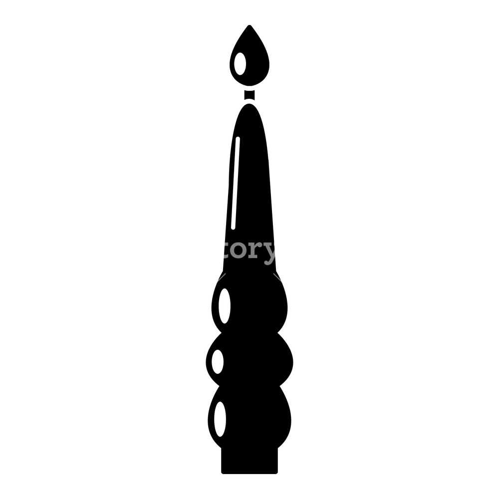 1000x1000 Candle Dinner Icon Simple Illustration Of Candle Dinner Vector