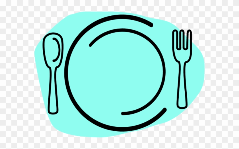 Dinner Plate With Spoon And Fork Vector Clip Art 840x522 Dinner Plate With Spoon And Fork Vector Clip Art
