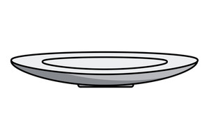 Isolated Plate, Concept Of Kitchen Utensil Dinner Menu And Meal 300x200 Isolated Plate, Concept Of Kitchen Utensil Dinner Menu And Meal