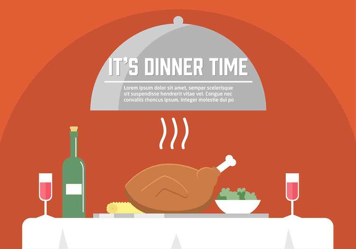700x490 Dinner Free Vector Art