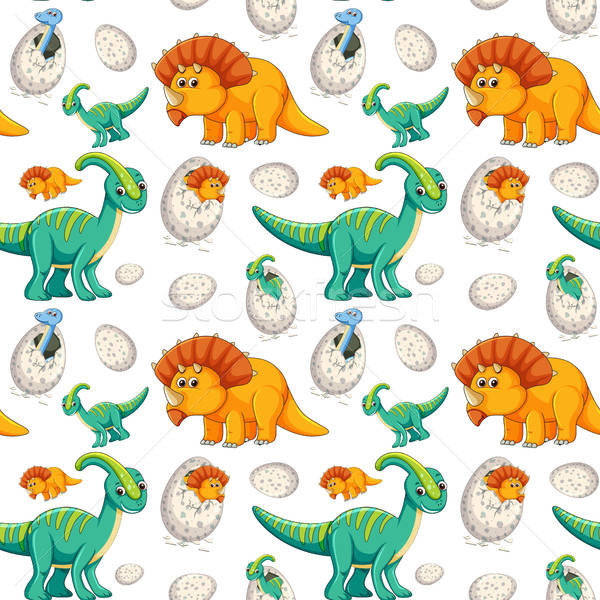 Cute Dinosaur Seamless Background Vector Illustration Matthew 600x600 Cute Dinosaur Seamless Background Vector Illustration Matthew