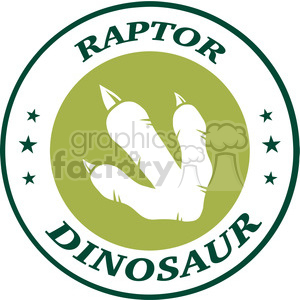 Dinosaur Footprint Vector