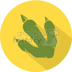 300x300 Royalty Free Rf Clipart Illustration Yellow Dinosaur