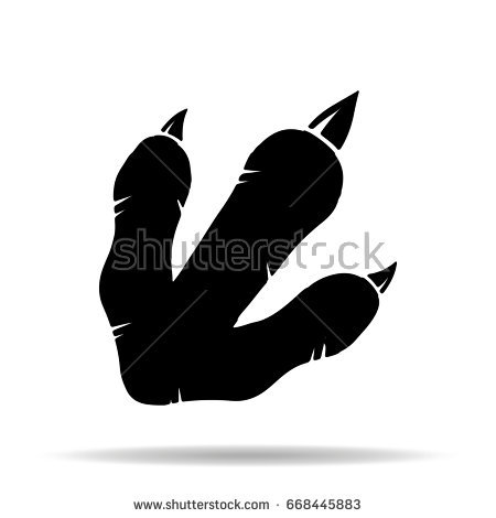 Dinosaur Footprint Vector at Vectorified.com | Collection of Dinosaur ...