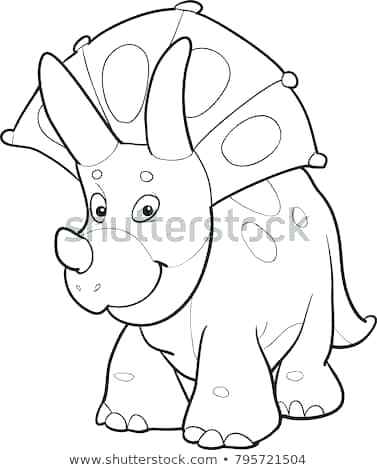 377x470 Dinosaur Outline Coloring Pages Coloring
