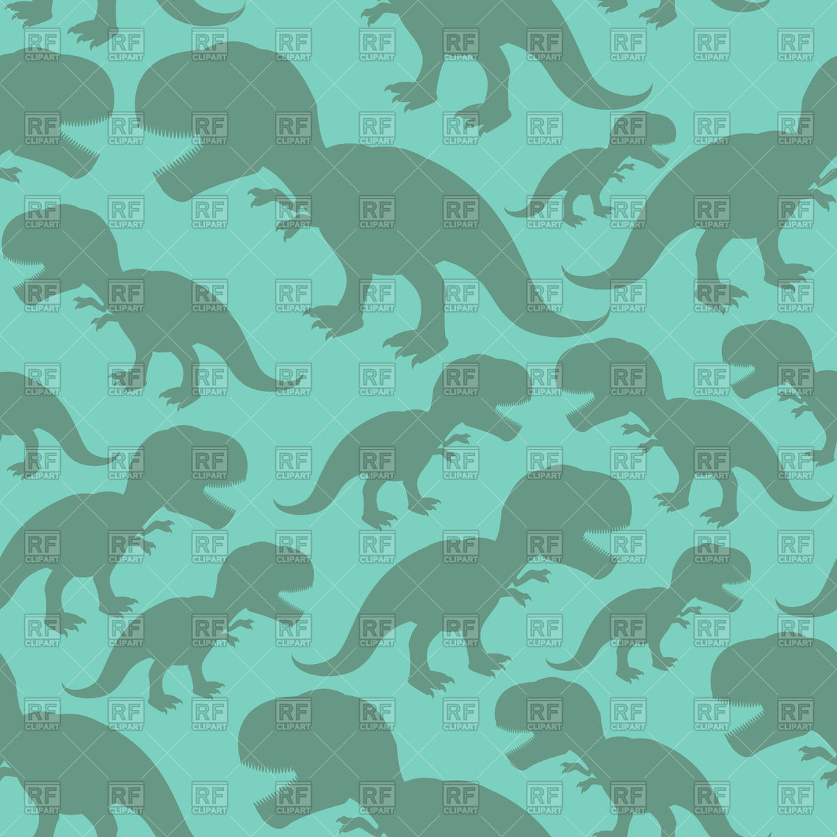 1200x1200 Dinosaur Silhouette Seamless Pattern Vector Image Of Backgrounds