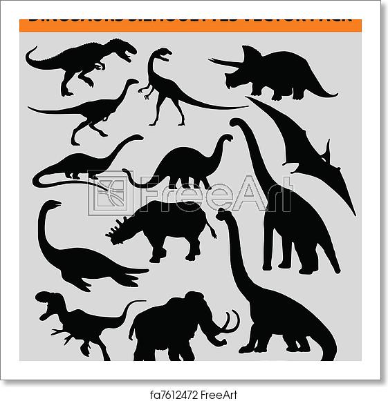 561x581 Free Art Print Of Dinosaur Pack Vector Pack With Dinosaur