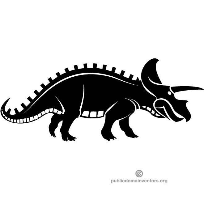 660x660 Dinosaur Silhouette Vector