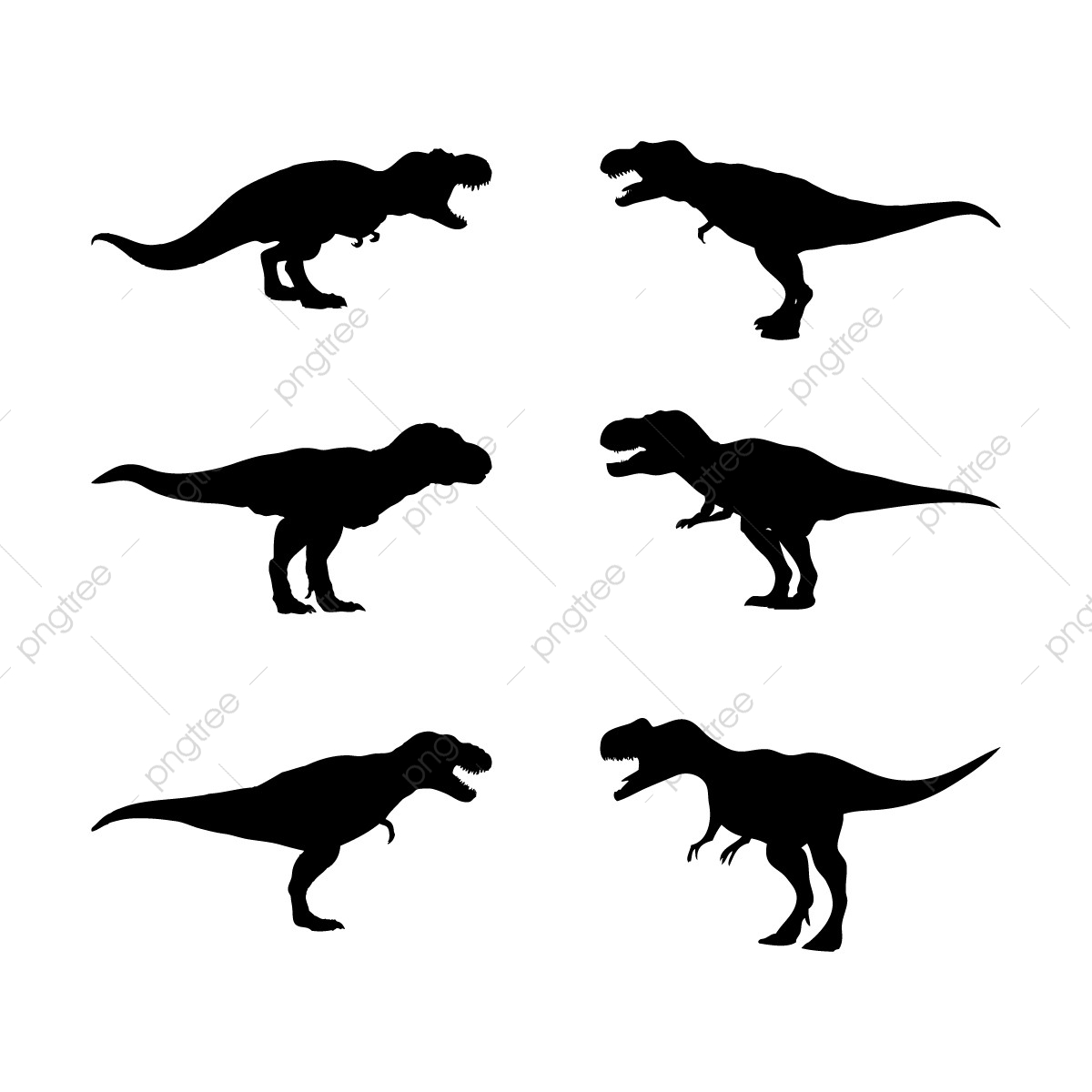 1200x1200 Dinosaur Silhouette, Dinosaur, Silhouettes, Ancient Png And Vector