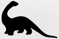 190x128 Dinosaur Vector Silhouette Baby Bib Spreadshirt