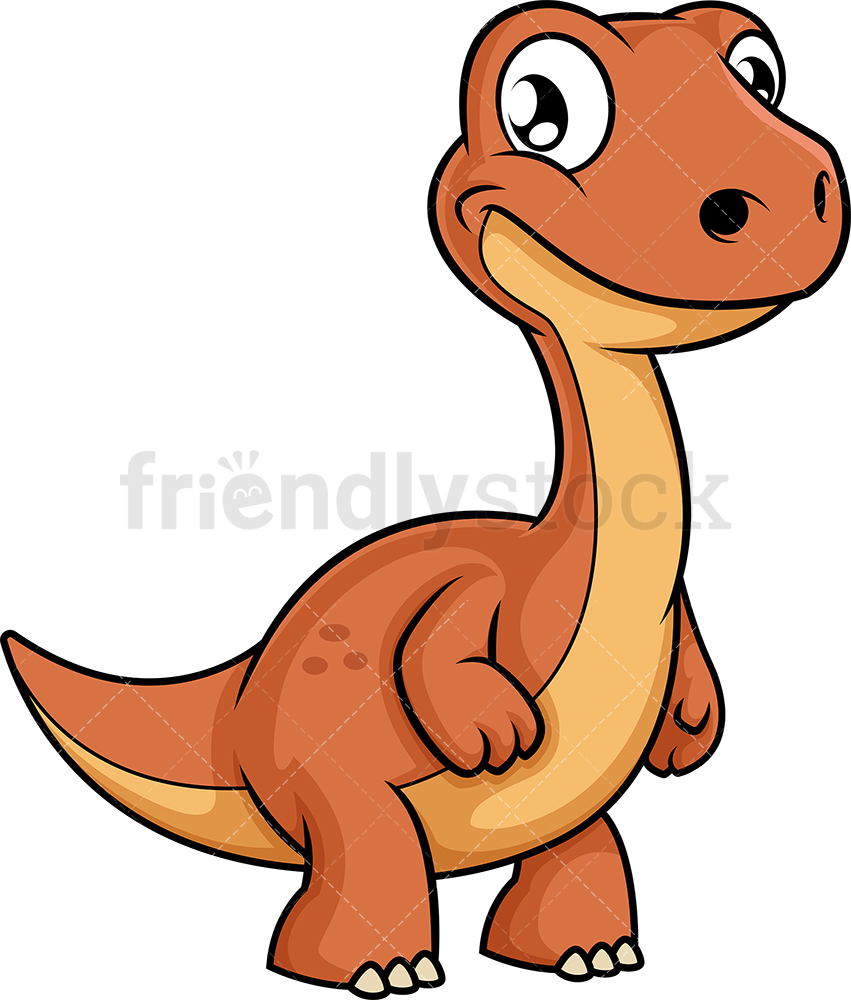851x1000 Cute Baby Dinosaur Cartoon Clipart Vector