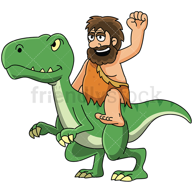 Caveman Riding A Tamed T Rex Dinosaur Vector Cartoon Clipart 800x800 Caveman Riding A Tamed T Rex Dinosaur Vector Cartoon Clipart