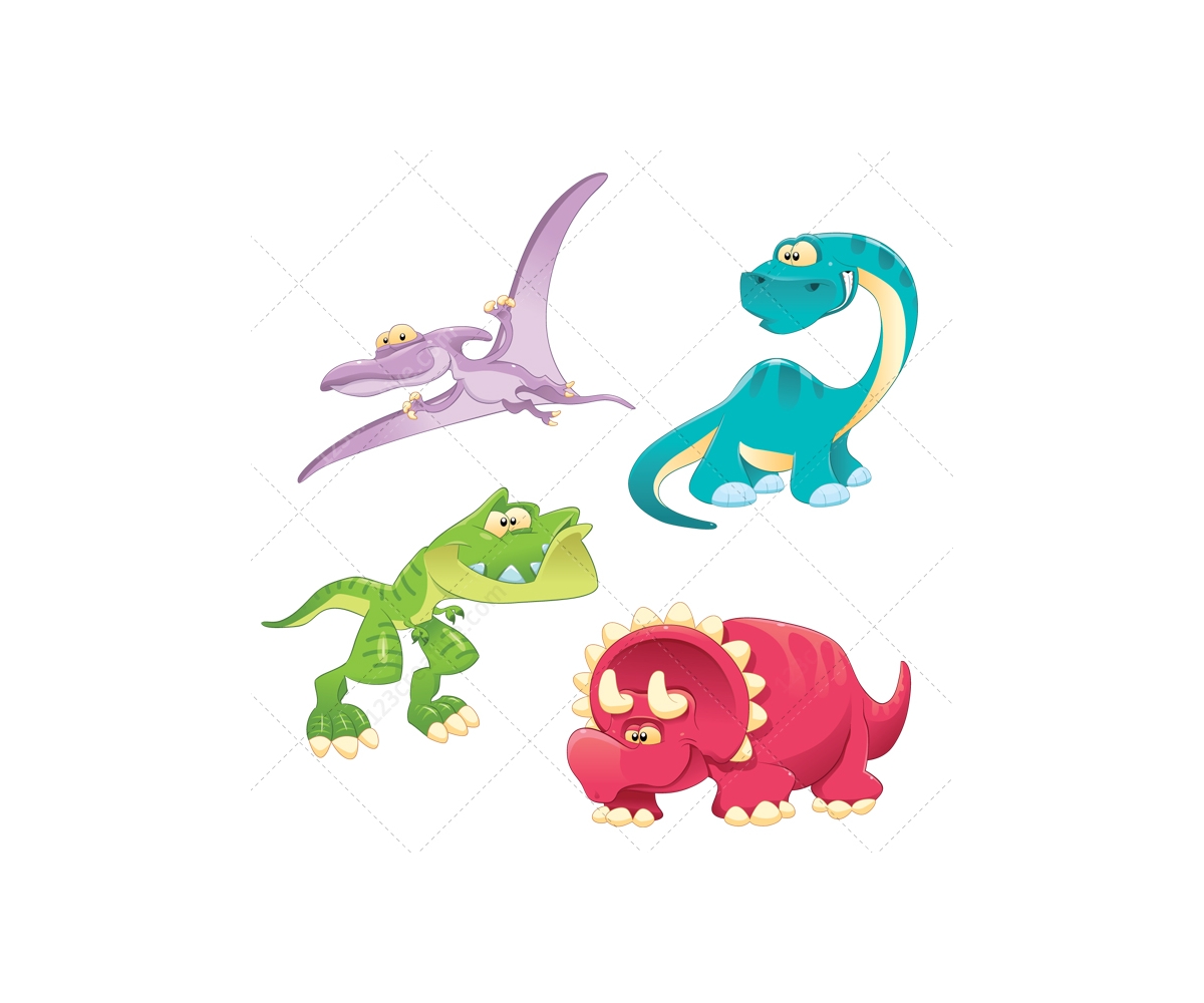 1200x1000 Dinosaur Vector Pack