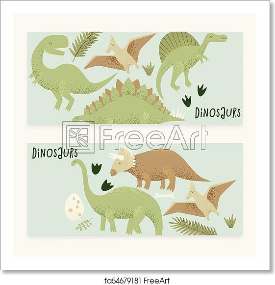 561x581 Free Art Print Of Dinosaurs Vector Design, Tyrannosaurus Rex