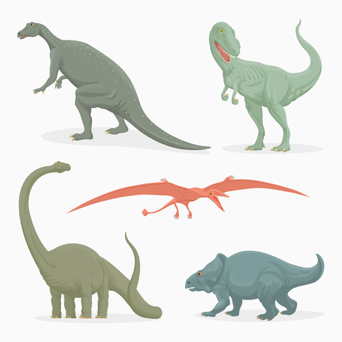 Realistic Dinosaur Vector Set 490x490 Realistic Dinosaur Vector Set