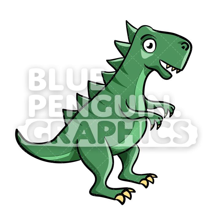 Cool Dark Green Dino Vector Cartoon Clipart Illustration Blue 700x700 Cool Dark Green Dino Vector Cartoon Clipart Illustration Blue