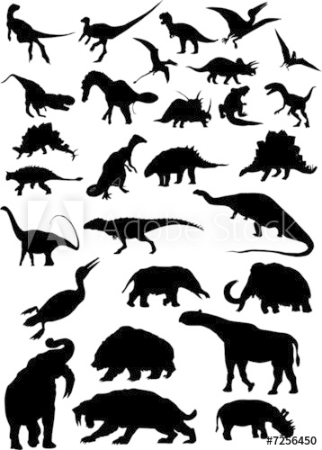 Dinosaur Vector Silhouette
