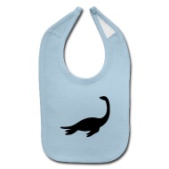 190x190 Dinosaur Vector Silhouette Baby Bib Spreadshirt