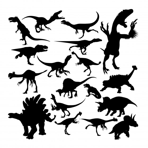 Dinosaur Vector Silhouette at Vectorified.com | Collection of Dinosaur ...