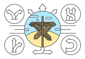 Direction Free Vector Art 286x200 Direction Free Vector Art