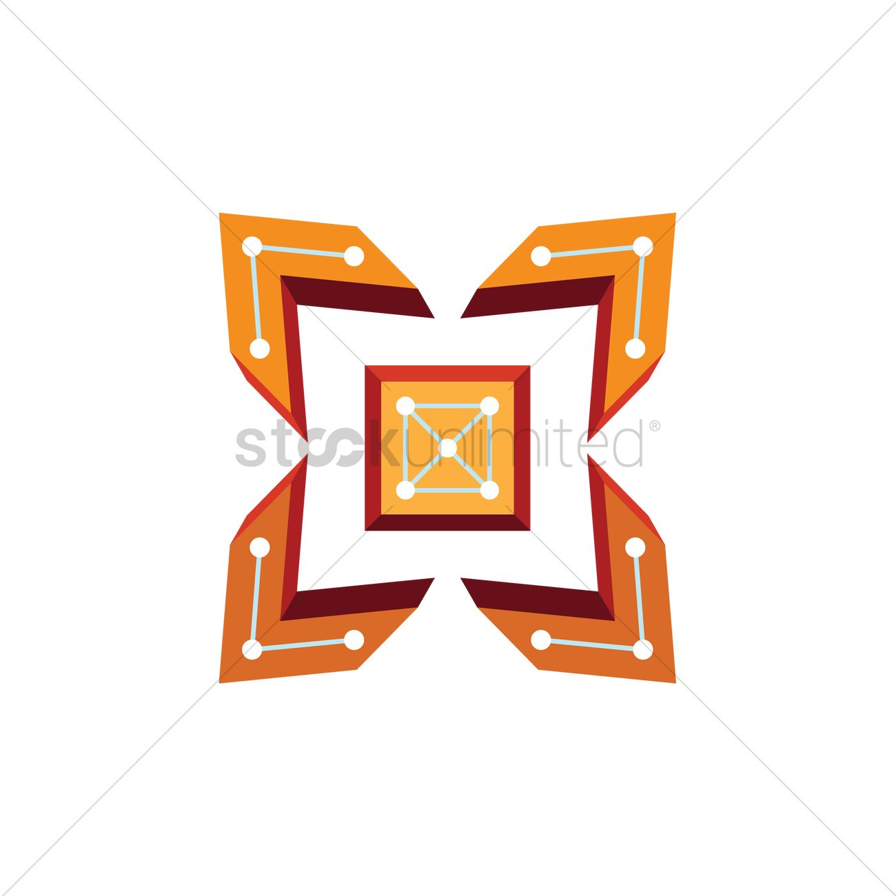 Multi Directional Arrows Vector Image 1300x1300 Multi Directional Arrows Vector Image