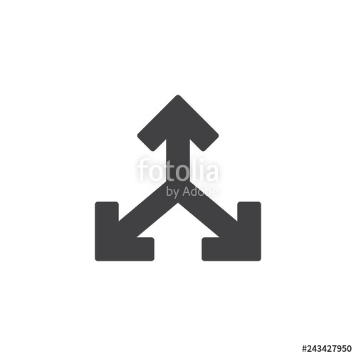 Triple Arrows Vector Icon Filled Flat Sign For Mobile Concept 500x500 Triple Arrows Vector Icon Filled Flat Sign For Mobile Concept