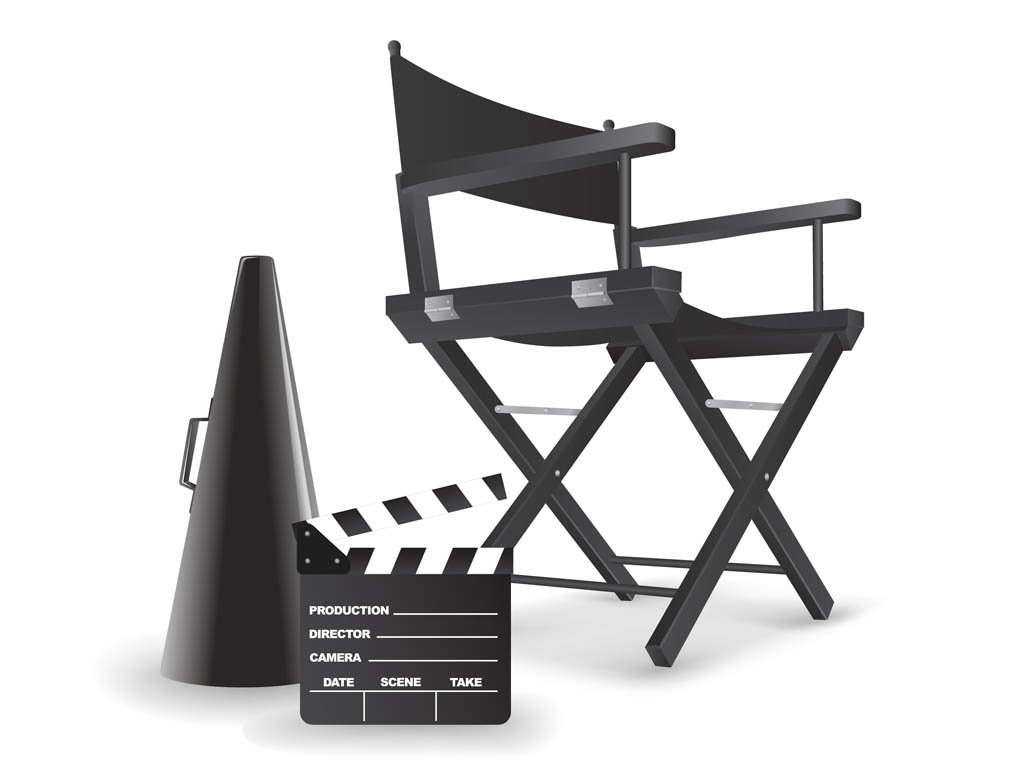 1024x765 Director's Chair Vector Art Graphics