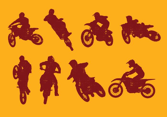 Dirt Bikes Silhouette 700x490 Dirt Bikes Silhouette