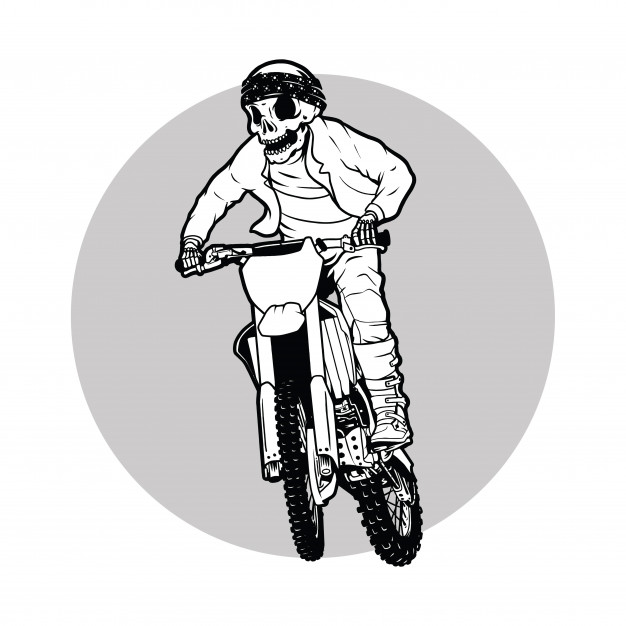 Dirt Bike,motocross Rider Skull Vector Premium Download 626x626 Dirt Bike,motocross Rider Skull Vector Premium Download
