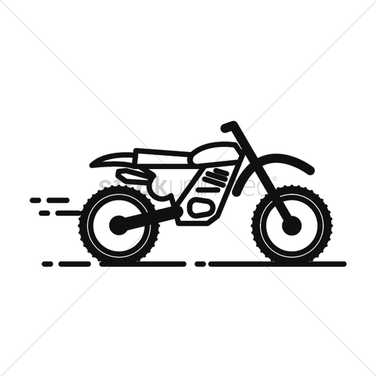 Dirt Bike Vector Image 1300x1300 Dirt Bike Vector Image