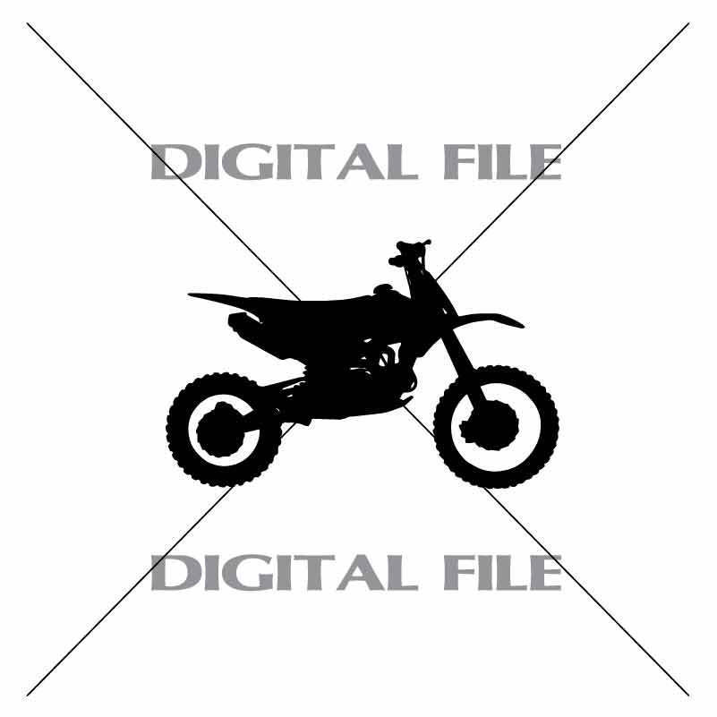 801x801 Dirt Bike Vector Images Vinyl Decal T Shirt Digital Cutting Etsy