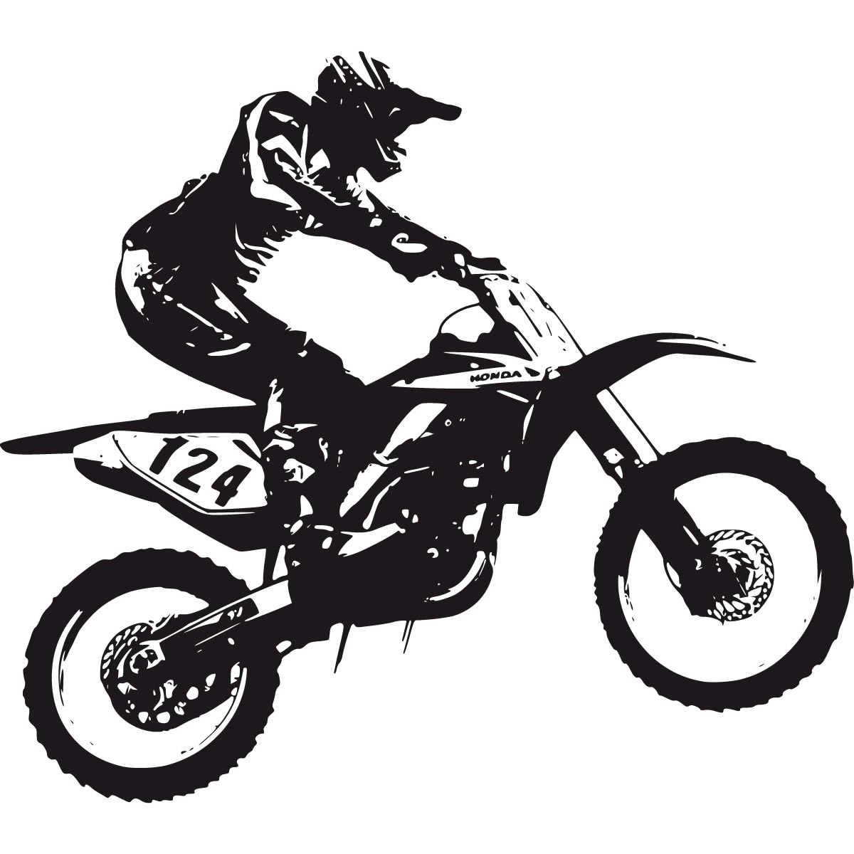 1200x1200 Dirt Bike Clip Art